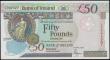 London Coins : A165 : Lot 663 : Northern Ireland Bank of Ireland 50 Pounds Replacement Z Prefix issue Callaway-Murphy BA 139R (simil...