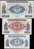 London Coins : A165 : Lot 665 : Northern Ireland Bank of Ireland early H.J. Adams signature issues (3) mixed grades including some h...