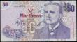 London Coins : A165 : Lot 678 : Northern Ireland Northern Bank &pound;50 dated 19 January 2005 first series JB229604, Pick208a (NR13...