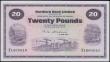 London Coins : A165 : Lot 684 : Northern Ireland Northern Bank Limited &pound;20 dated 15 June 1988 low number F1800010 (series bega...