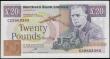 London Coins : A165 : Lot 686 : Northern Ireland Northern Bank Limited &pound;20 dated 30 August 1996 series C22863385, Pick195c, UN...