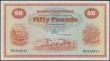 London Coins : A165 : Lot 689 : Northern Ireland Northern Bank Limited &pound;50 dated 1st March 1981, series G0210011 signed Ervin,...