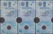 London Coins : A165 : Lot 701 : Northern Ireland Northern Bank Limited 5 Pounds Commemorative Millennium Polymer issues (3) Pick 203...