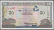 London Coins : A165 : Lot 733 : Northern Ireland Ulster Bank Limited 50 Pounds Replacement issue Z Prefix similar to Pick 310 (Blake...