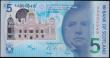 London Coins : A165 : Lot 785 : Scotland Bank of Scotland 5 Pounds Polymer issue Pick 130 (Calloway-Murphy BA133a) signatures Horta-...