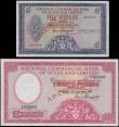 London Coins : A165 : Lot 810 : Scotland The National Commercial Bank of Scotland Limited signature D. Alexander SPECIMEN notes (2) ...