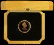 London Coins : A166 : Lot 1060 : Tristan Da Cunha Five Pounds 2007 Gold Proof with 5 diamonds handset into the tiara, FDC in London M...