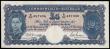 London Coins : A166 : Lot 107 : Australia 5 Pounds issued 1941 series R/52 497436, portrait King George VI at left, signed Armitage ...