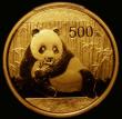 London Coins : A166 : Lot 1102 : China Gold Panda 500 Yuan 2015 Lustrous UNC, in a PCGS holder and graded MS69