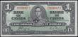 London Coins : A166 : Lot 151 : Canada Bank of Canada 1 Dollar Pick 48e dated 2nd January 1937 signatures Coyne & Towers serial ...