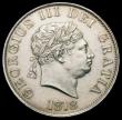 London Coins : A166 : Lot 1760 : Halfcrown 1818 ESC 621, Bull 2099 EF or near so with light contact marks