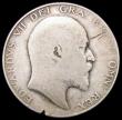 London Coins : A166 : Lot 1819 : Halfcrown 1905 ESC 750, Bull 3571 Fair with some scratches and an edge nick, the key date in the ser...