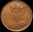 London Coins : A166 : Lot 1846 : Halfpenny 1672 Copper Proof Peck 509 GEF in an LCGS holder and graded LCGS 78, the finest of just tw...