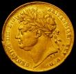 London Coins : A166 : Lot 2074 : Sovereign 1821 Marsh 5 NVF with some contact marks and edge nicks