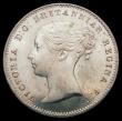 London Coins : A166 : Lot 2265 : Threepence 1860 Type A1, ear fully visible ESC 2067A, Bull 3395 Lustrous UNC, the obverse with a sma...