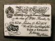 London Coins : A166 : Lot 26 : Vintage Enamelled Brooch circa early 1900's displaying a Bank of England White 5 Pounds May B20...