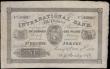 London Coins : A166 : Lot 322 : Jersey International Bank 1 Pound Interest bearing note Pick S161 dated 9th November 1865 number 190...