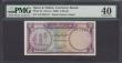London Coins : A166 : Lot 381 : Qatar & Dubai Currency Board 5 Riyals Pick 2a ND (circa 1960's) serial number A/6 202747. T...
