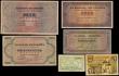 London Coins : A166 : Lot 424 : Spain (6) in mixed grades comprising l'Ajuntament d'El Vendrell 25 Centimos 1937 and 1 Pes...