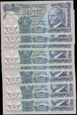 London Coins : A166 : Lot 465 : Turkey T&uuml;rkiye Cumhuriyet Merkez Bankası 500 Turk Lirasi Pick 190d L. 1970 series O (8) and in...