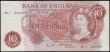 London Coins : A166 : Lot 62 : Ten Shillings O'Brien QE2 pictorial & seated Britannia B287 Replacement issue 1961 serial n...