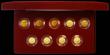 London Coins : A166 : Lot 647 : Half Sovereigns 'The Definitive Half Sovereign Collection' a 9-coin set comprising Half So...