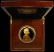 London Coins : A166 : Lot 785 : Ten Pounds 2012 Queen Elizabeth II Diamond Jubilee 5oz. 24 carat Gold Proof S.M1, FDC in the impress...