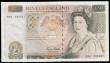 London Coins : A166 : Lot 80 : Fifty Pounds Gill QE2 pictorial & Sir Christopher Wren B356 issue 1988 serial number D34 225337 ...