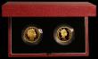 London Coins : A166 : Lot 904 : Alderney and Guernsey &pound;25 a 2-coin set 2001 Queen Elizabeth II 75th Birthday Gold Proofs FDC i...