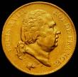 London Coins : A167 : Lot 1924 : France 40 Francs 1818 W VF