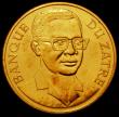 London Coins : A167 : Lot 2061 : Zaire 100 Zaires Gold 1975 World Conservation Series Obverse: Mobuto Sese Seko facing, Reverse: Leop...