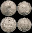 London Coins : A167 : Lot 2317 : German East Africa (2) One Rupie 1910J KM#10 UNC the obverse toned, the reverse with good lustre, a ...
