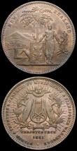 London Coins : A167 : Lot 2358 : New Zealand Tokens (2) Penny 1875 S.Clarkson, Christchurch, Builder & Importer, Cashel Street KM...