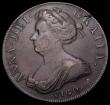London Coins : A167 : Lot 461 : Crown 1703 VIGO ESC 99, Bull 1340 with two small peripheral flaws NVF/GF