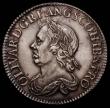 London Coins : A167 : Lot 896 : Shilling 1658 Cromwell ESC 1005, Bull 254 with a small flan flaw in the obverse field , otherwise NE...