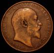 London Coins : A168 : Lot 1014 : Engraved Penny Edward VII the reverse a lady in period dress showing her bare backside and captioned...