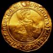 London Coins : A168 : Lot 1086 : Half Sovereign Edward VI Third Period S.2451 mintmark Tun, struck in 22 carat Crown gold, Fine/Good ...