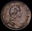 London Coins : A168 : Lot 1195 : Farthing Pattern or Medalet William III in silver undated, Montagu 22 Obverse bust right GVLIELMVS. ...