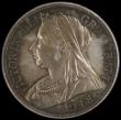 London Coins : A168 : Lot 1382 : Halfcrown 1893 Proof ESC 727, Bull 2779, Davies 663, dies 2B in a PCGS holder and graded PR62