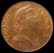 London Coins : A168 : Lot 1412 : Halfpenny 1775 Peck 908 UNC and choice with some remaining mint lustre, in an LCGS holder and graded...