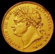 London Coins : A168 : Lot 1525 : Sovereign 1821 Marsh 5 bright VF, Ex-Jewellery