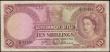 London Coins : A168 : Lot 155 : Fiji Government 10 Shillings Pick 52d dated 1st September 1964 signatures Ritchie, Griffiths & C...