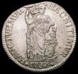 London Coins : A168 : Lot 2056 : Netherlands - Overijssel  Gulden 1737 KM#63.1 mintmark Crane About EF and lustrous, struck on a slig...