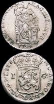 London Coins : A168 : Lot 2061 : Netherlands - West Friesland Gulden (2) 1793 KM#97.5 VF, 1794 KM#97.5 GVF and lustrous