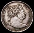 London Coins : A168 : Lot 2161 : Halfcrown 1817 Bull Head E of DEF struck over an F, VF with some edge nicks, currently unlisted by B...