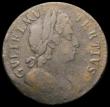 London Coins : A168 : Lot 2194 : Halfpenny 1699 Date in Legend with GVLIELMV . error, unlisted by Peck, similar to the example in the...