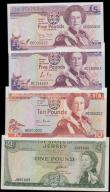 London Coins : A168 : Lot 220 : Jersey (4) mostly about UNC to UNC includes one example in VF comprising 1 Pound QE2 Annigoni portra...