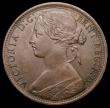 London Coins : A168 : Lot 2257 : Penny 1870 Wide Date Gouby BP1870Ac as Freeman 60 dies 6+G, EF in an LCGS holder and graded LCGS 60