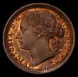 London Coins : A168 : Lot 2340 : Third Farthing 1885 Peck 1937 aU with traces of lustre