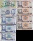 London Coins : A168 : Lot 265 : Scotland Bank of Scotland (9) in various very high grades GEF to about UNC - UNC comprising 1 Pound ...